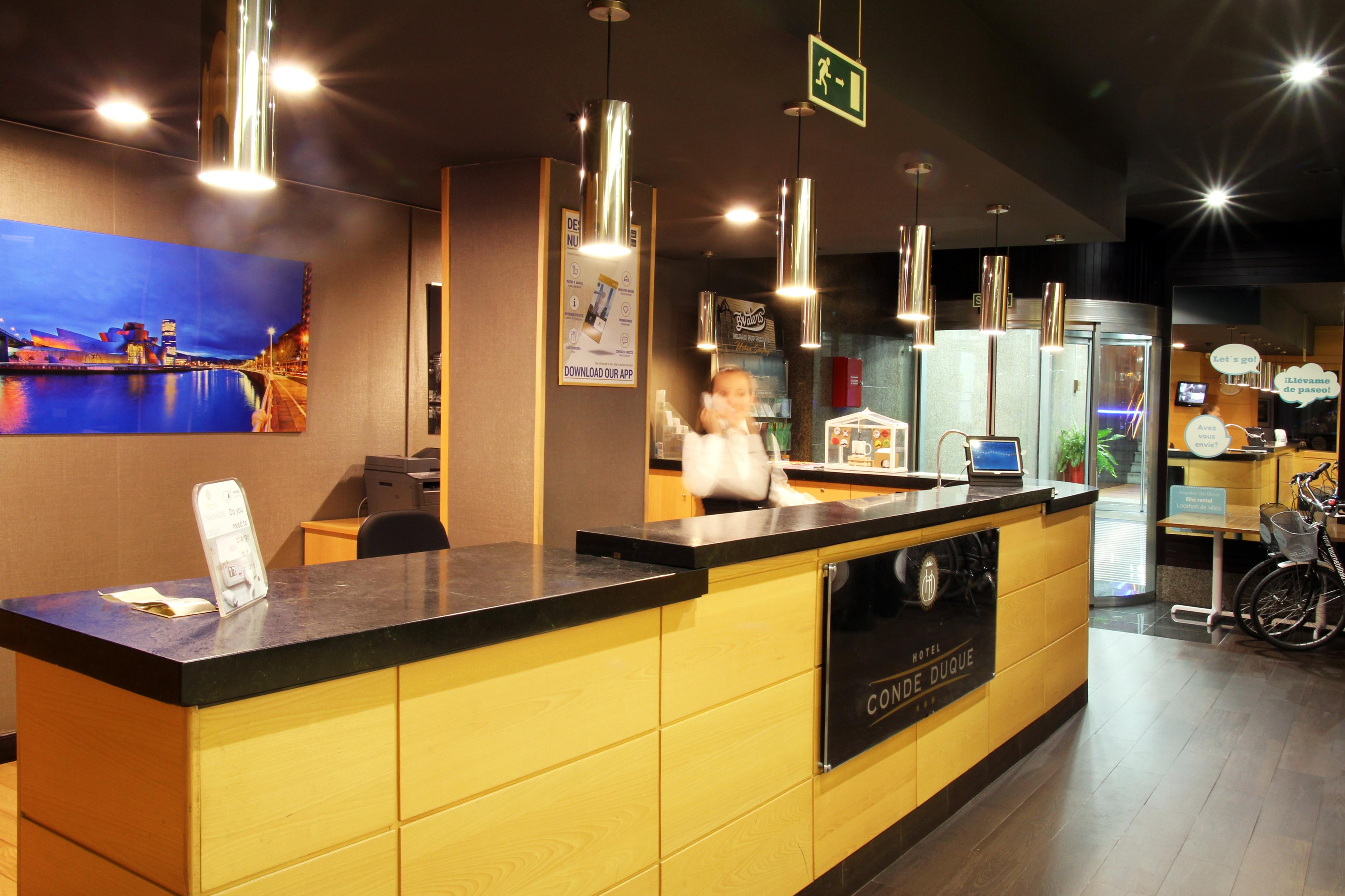 Hotel Conde Duque Bilbao Bagian luar foto